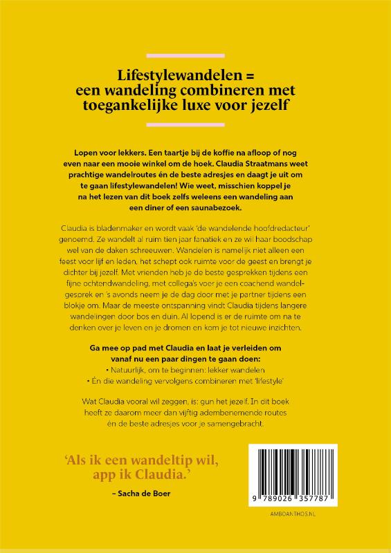 Achterkant van Het lifestylewandelboek