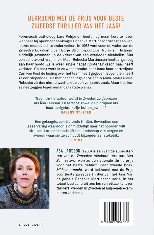 Achterkant van De zonden van onze vaders