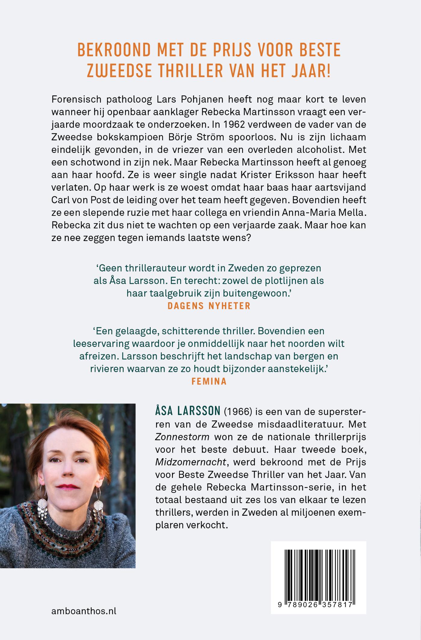 Achterkant van De zonden van onze vaders