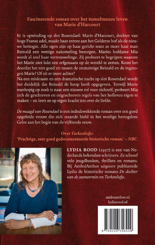 Achterkant van De maagd van Rosendael