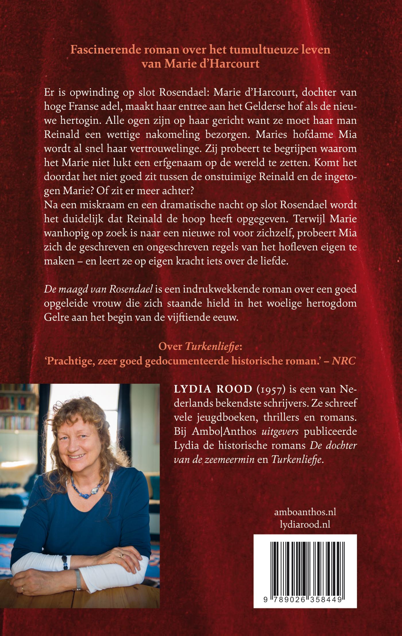 Achterkant van De maagd van Rosendael