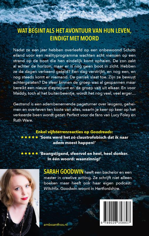 Achterkant van Gestrand
