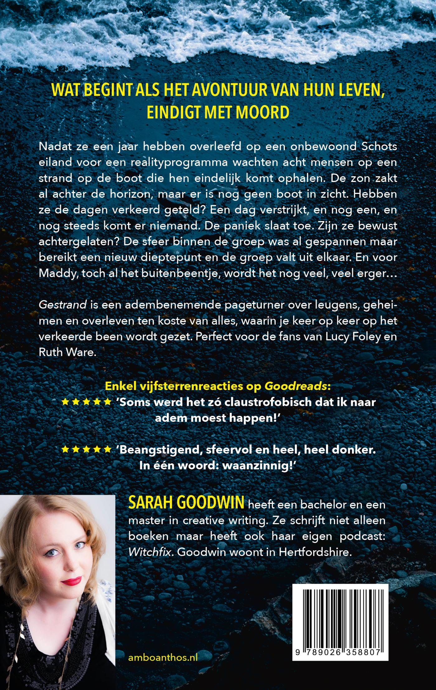 Achterkant van Gestrand