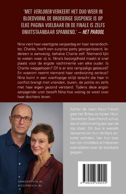 Achterkant van Verloren