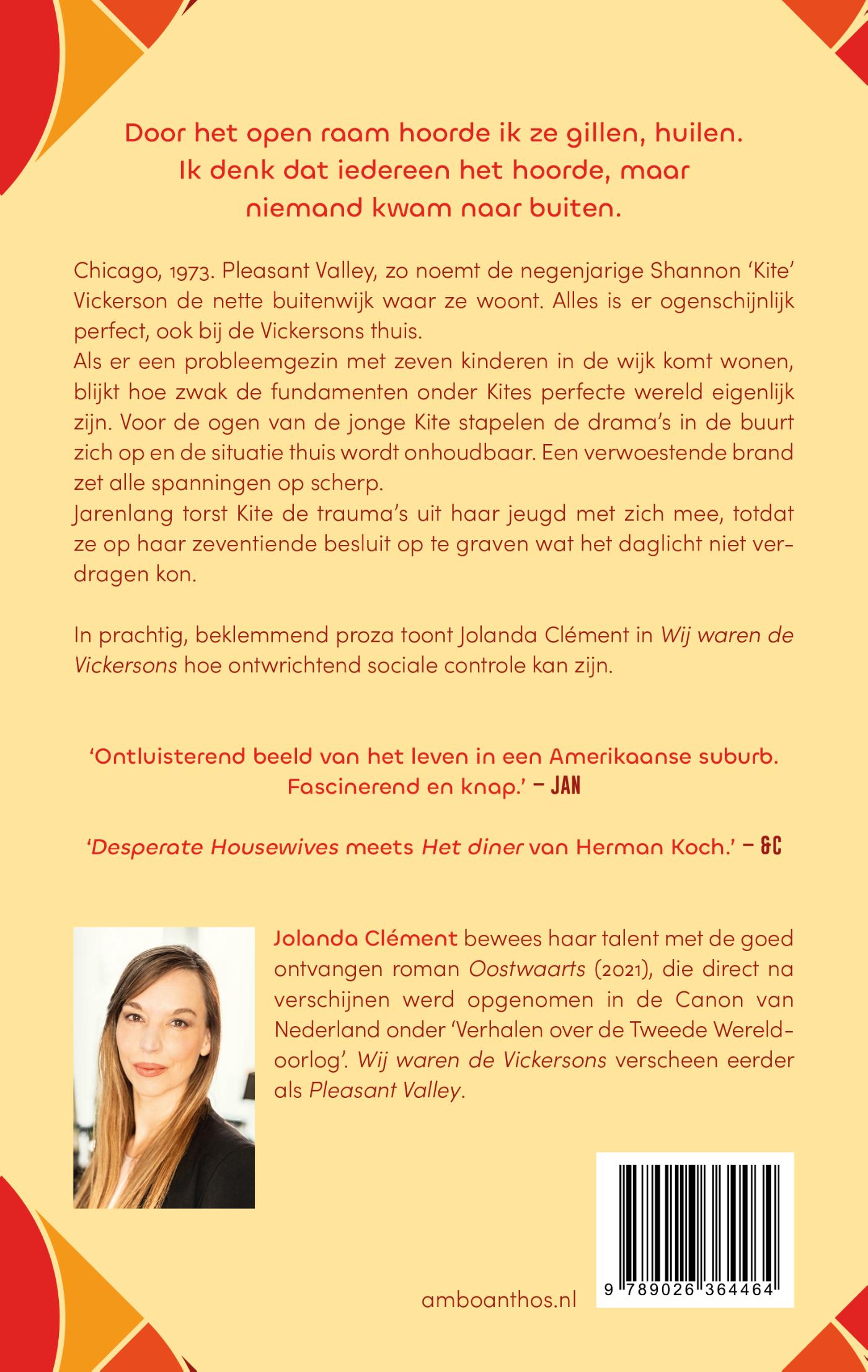 Achterkant van Wij waren de Vickersons
