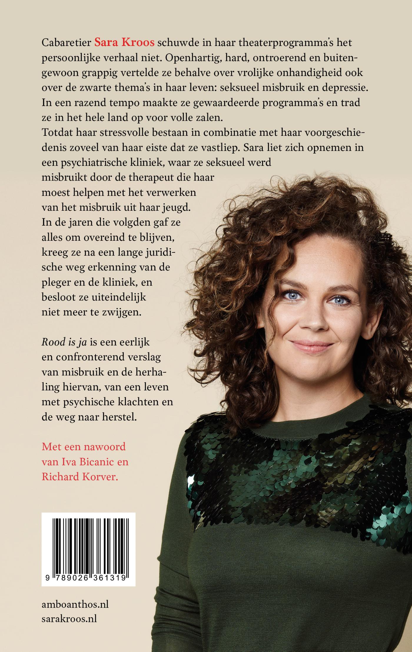 Achterkant van Rood is ja