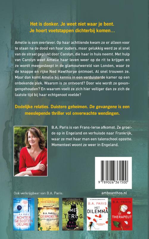 Achterkant van De gevangene