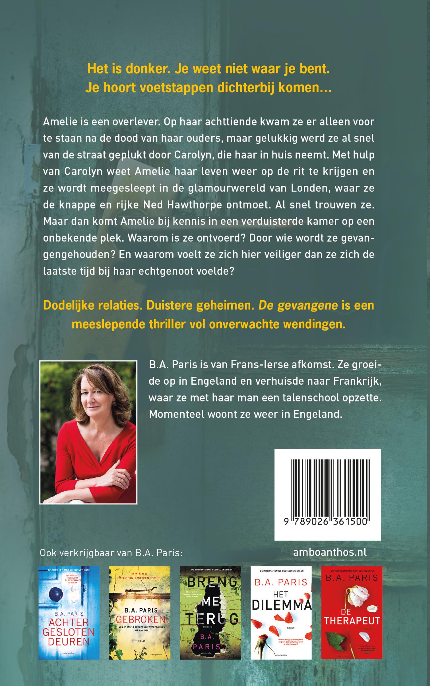 Achterkant van De gevangene