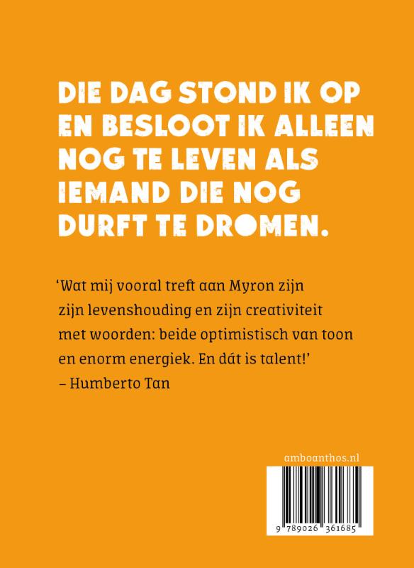 Achterkant van Je droomt het niet zomaar