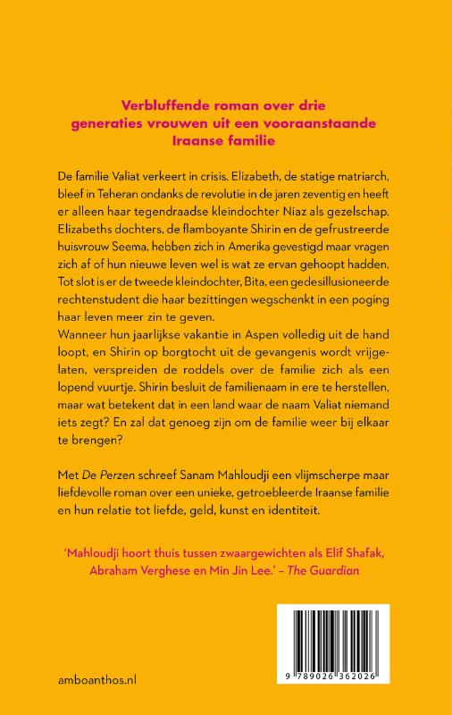 Achterkant van De Perzen