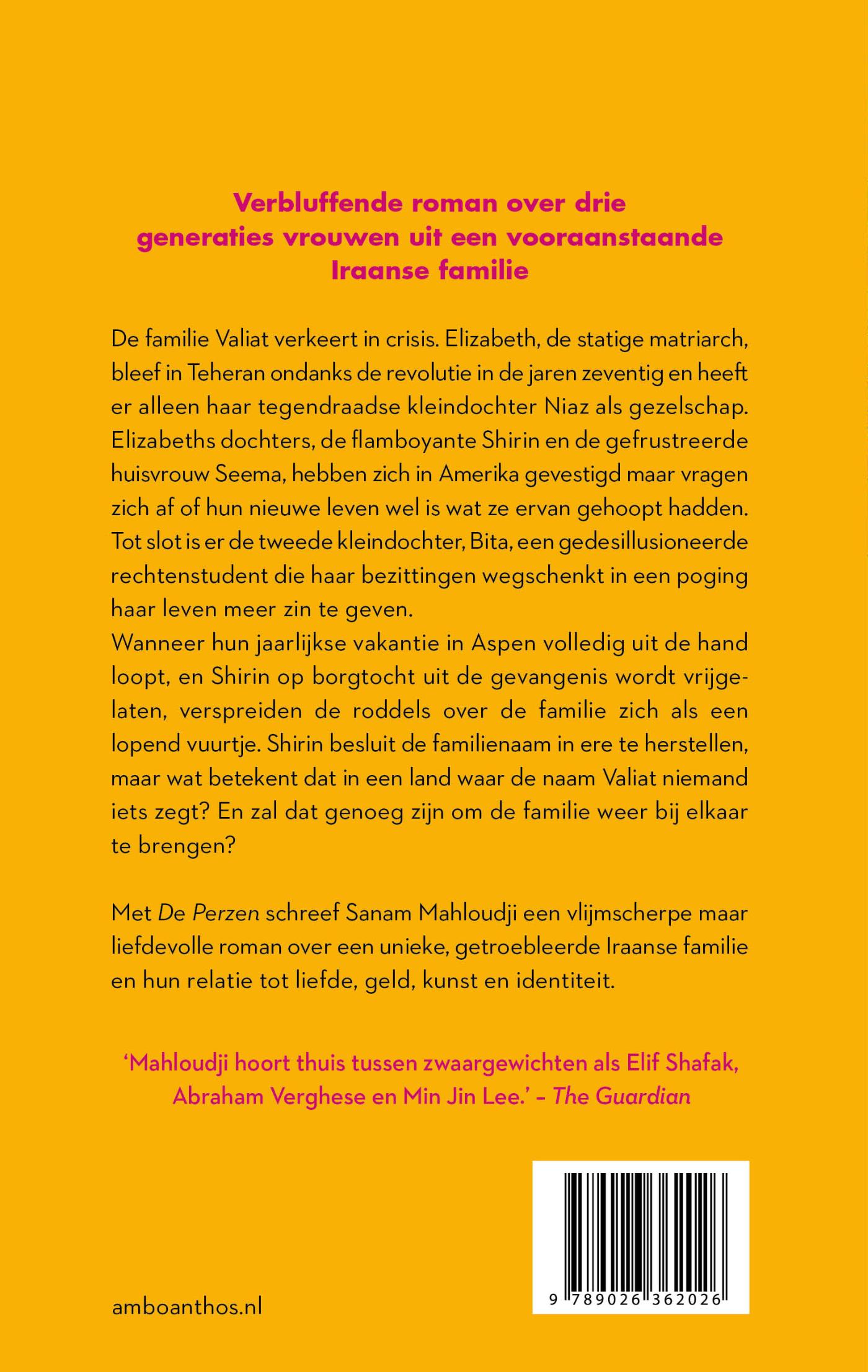 Achterkant van De Perzen
