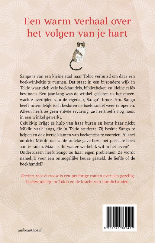 Achterkant van Boeken, thee & troost