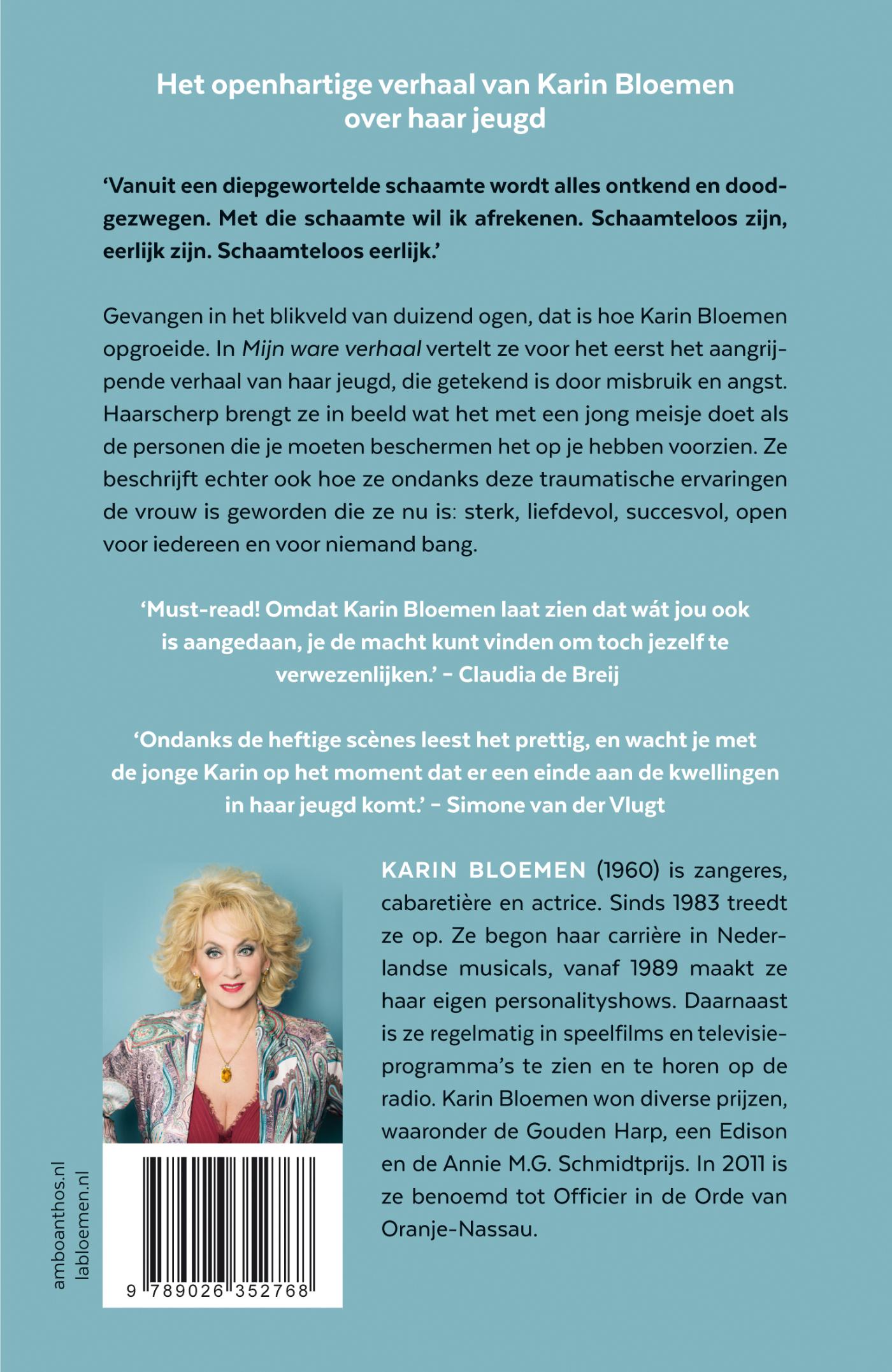 Achterkant van Mijn ware verhaal