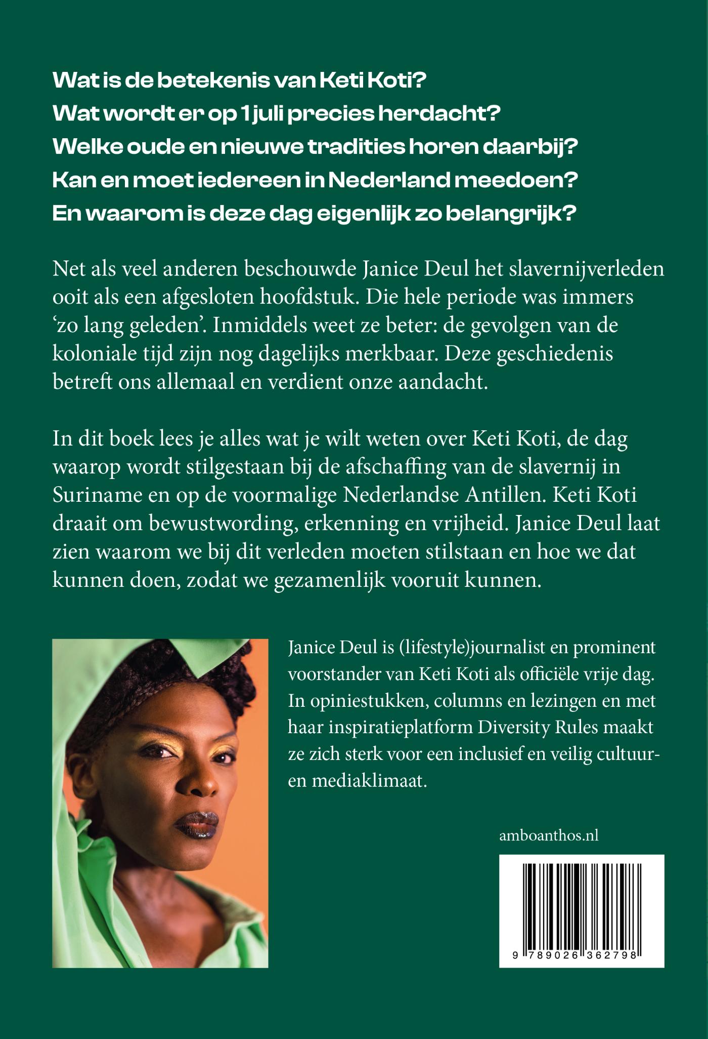 Achterkant van Keti Koti