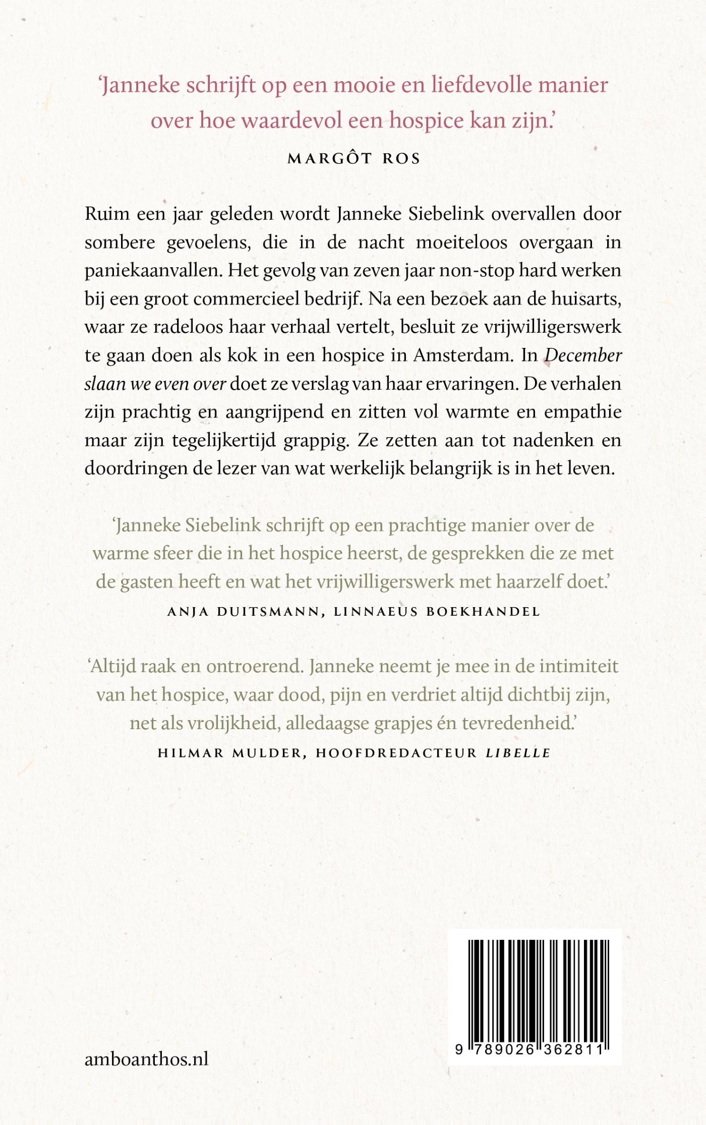 Achterkant van December slaan we even over