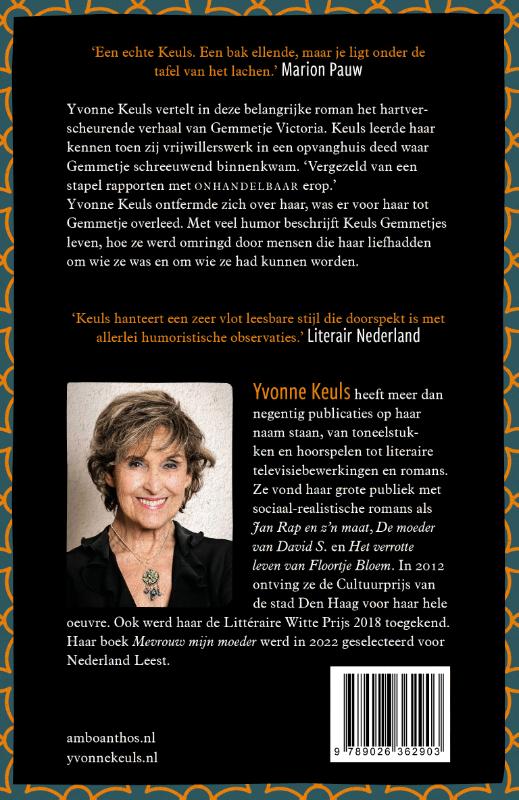 Achterkant van Gemmetje Victoria