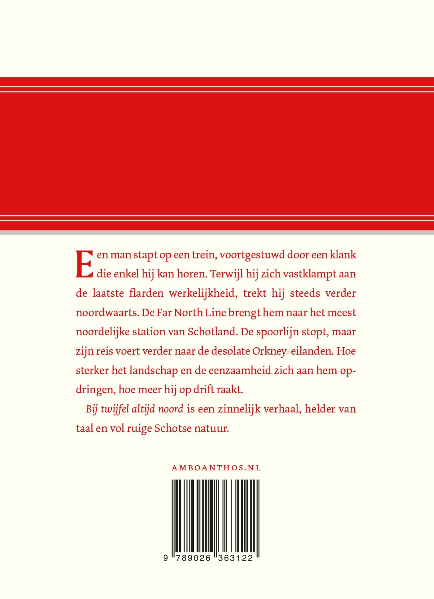 Achterkant van Bij twijfel altijd noord