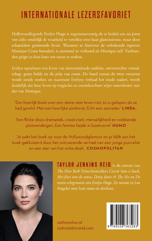 Achterkant van The seven husbands of Evelyn Hugo
