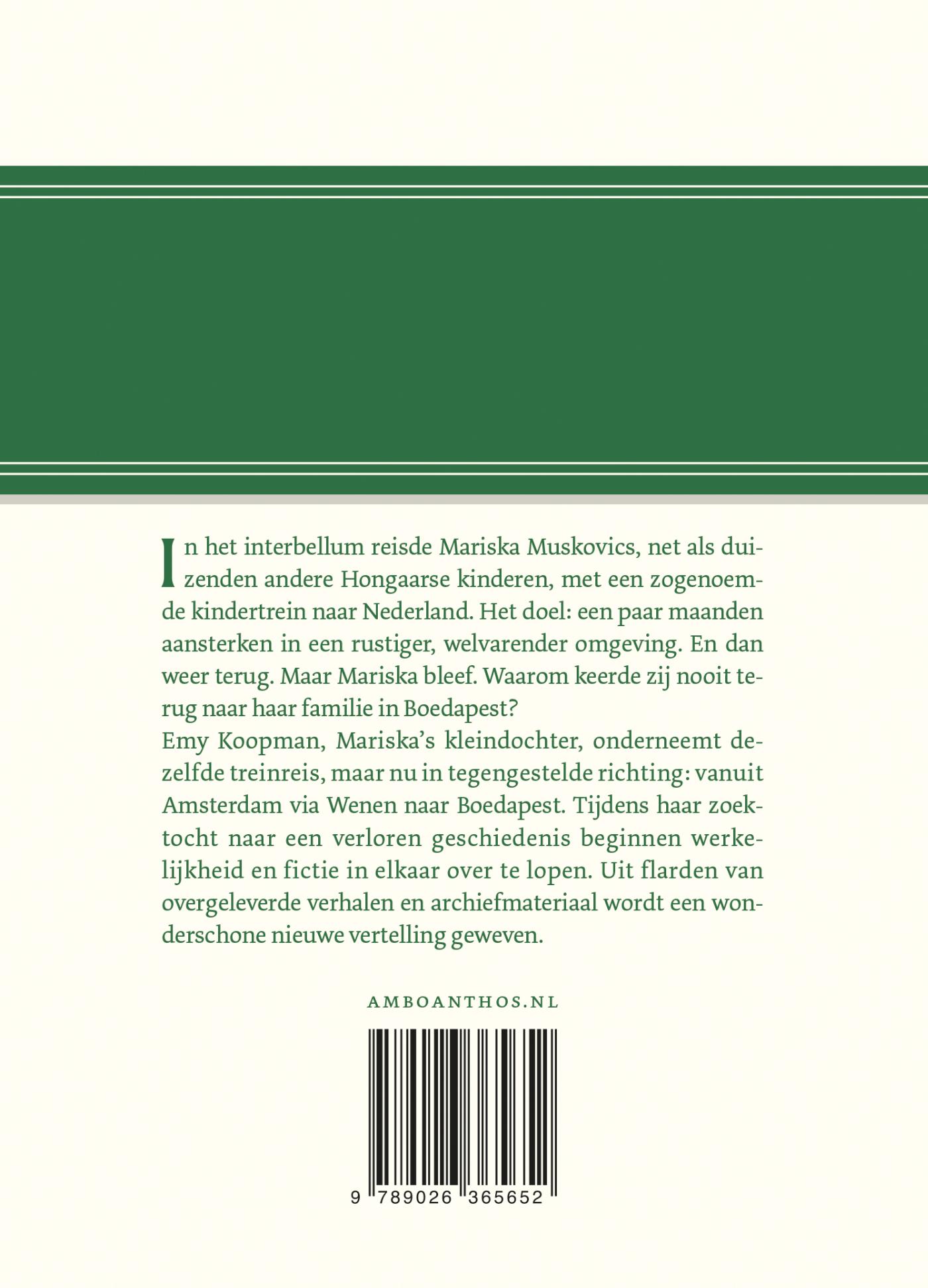 Achterkant van Kindertrein uit Boedapest