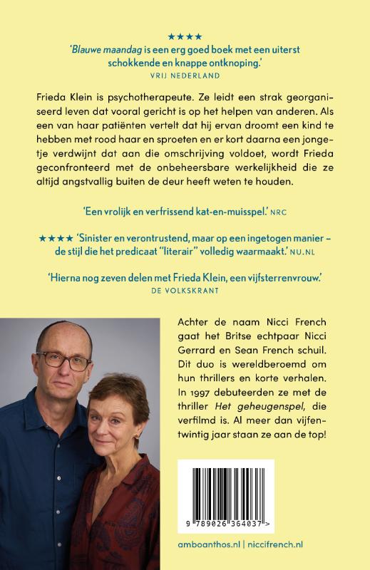 Achterkant van Blauwe maandag