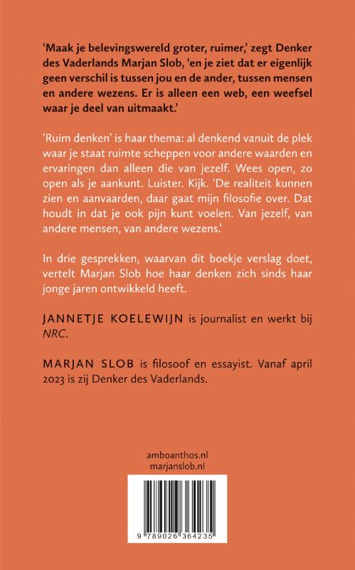 Achterkant van Ruimte maken voor het andere