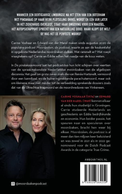 Achterkant van De pindakaasmoord