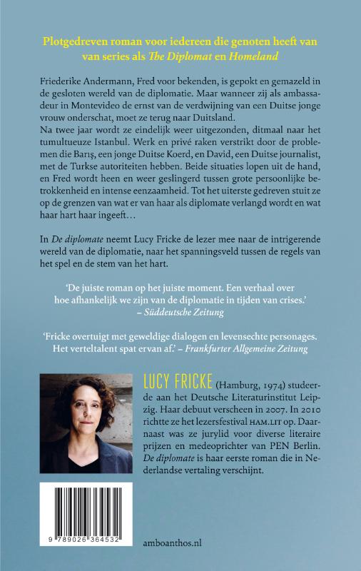 Achterkant van De diplomate