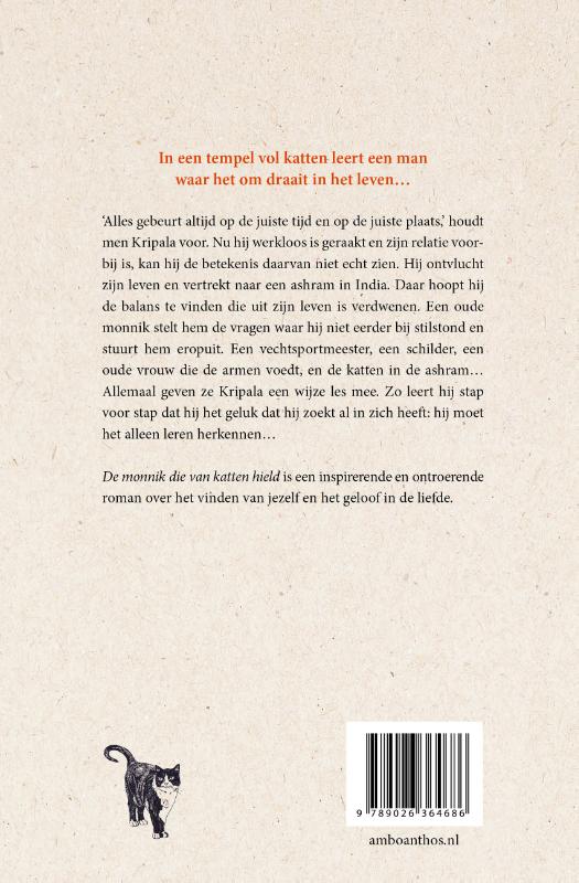Achterkant van De monnik die van katten hield