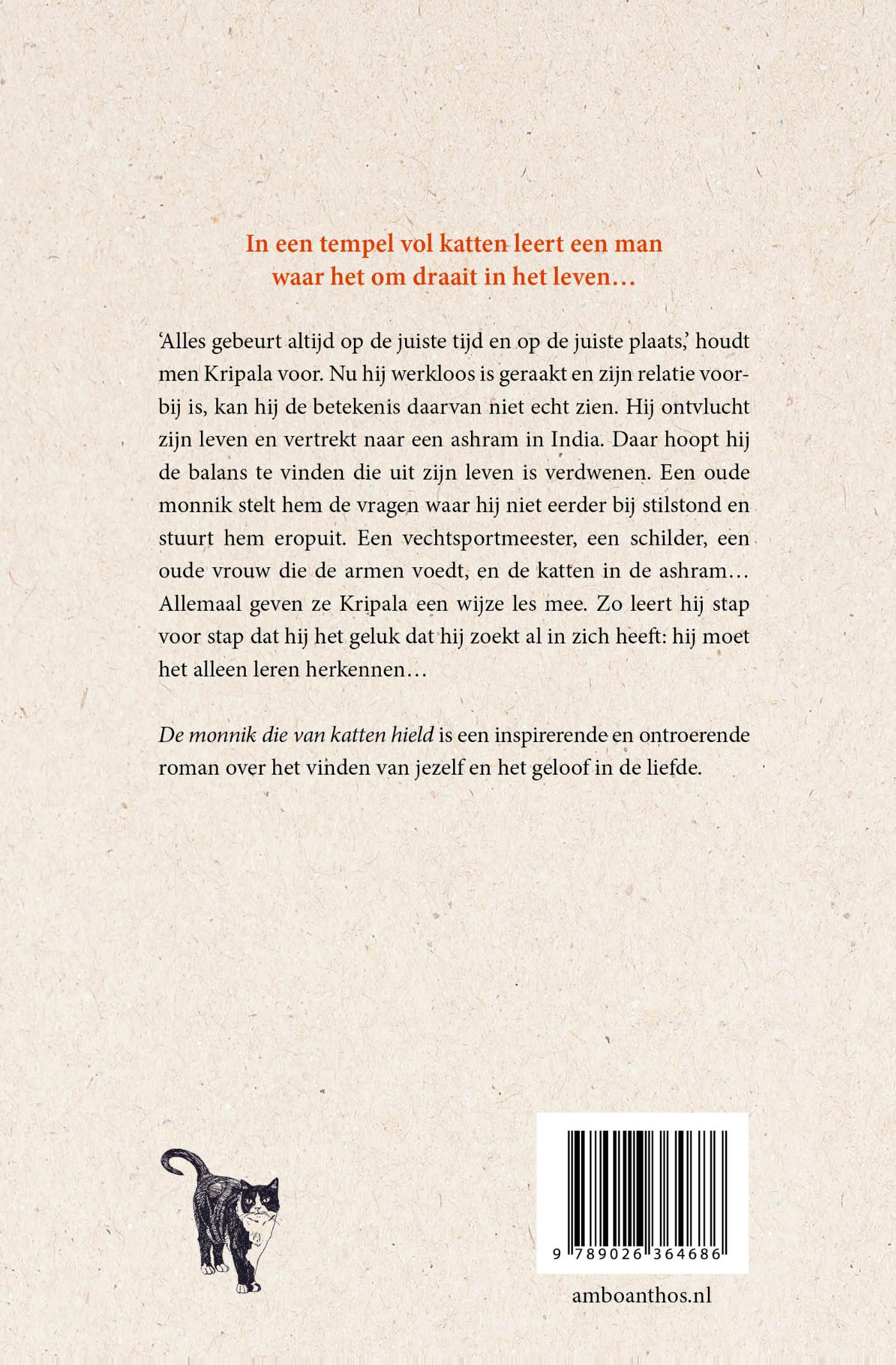Achterkant van De monnik die van katten hield