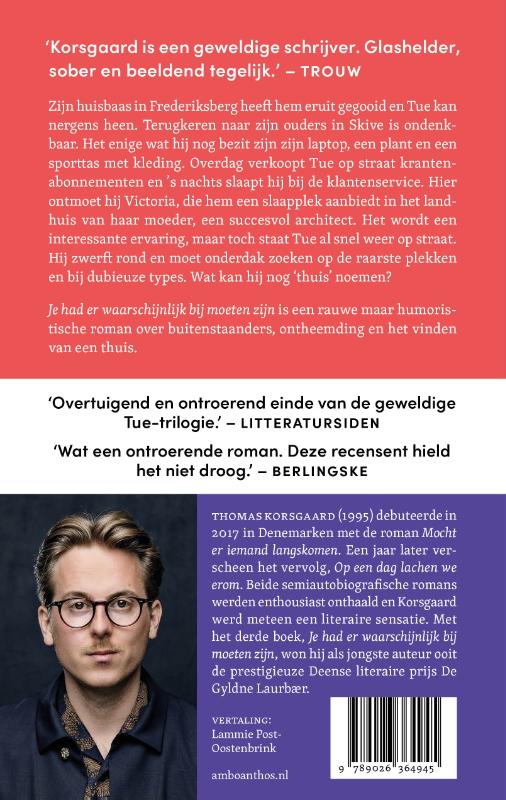 Achterkant van Je had er waarschijnlijk bij moeten zijn