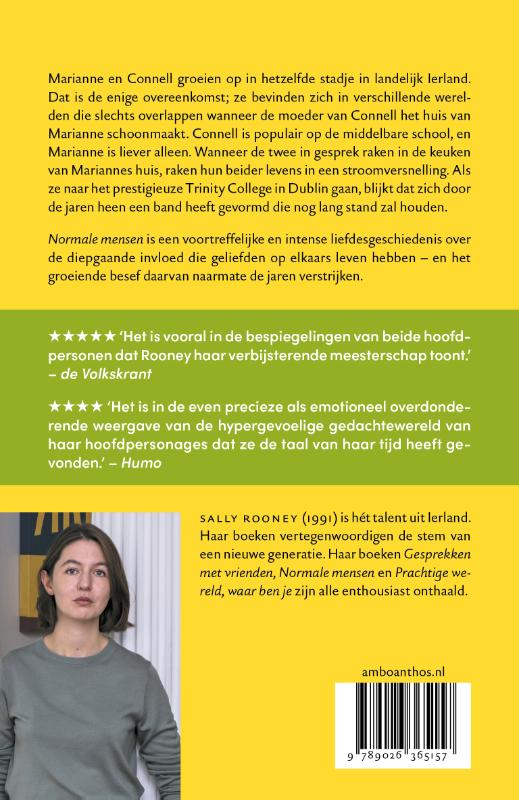 Achterkant van Normale mensen