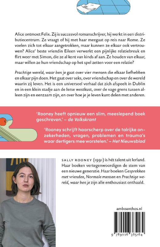Achterkant van Prachtige wereld, waar ben je