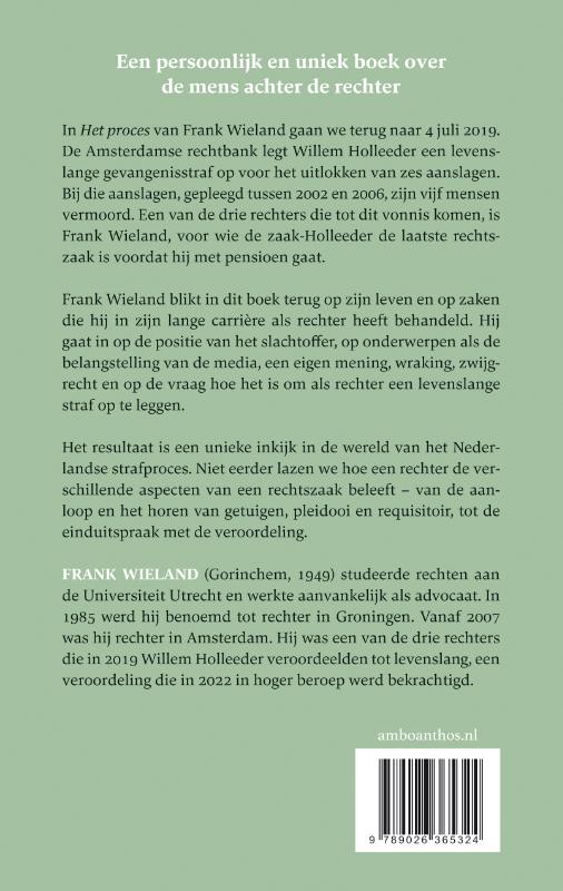 Achterkant van Het proces