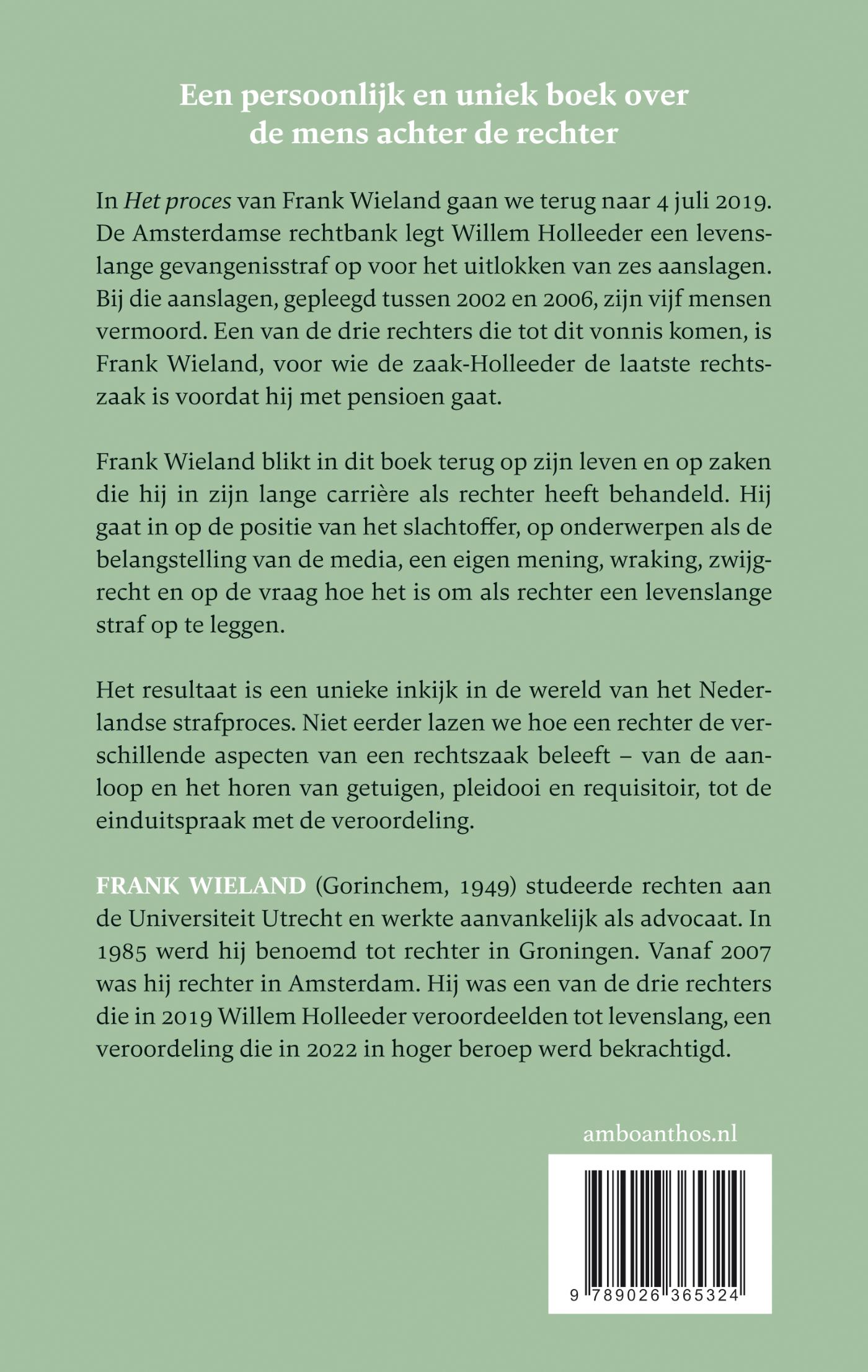 Achterkant van Het proces