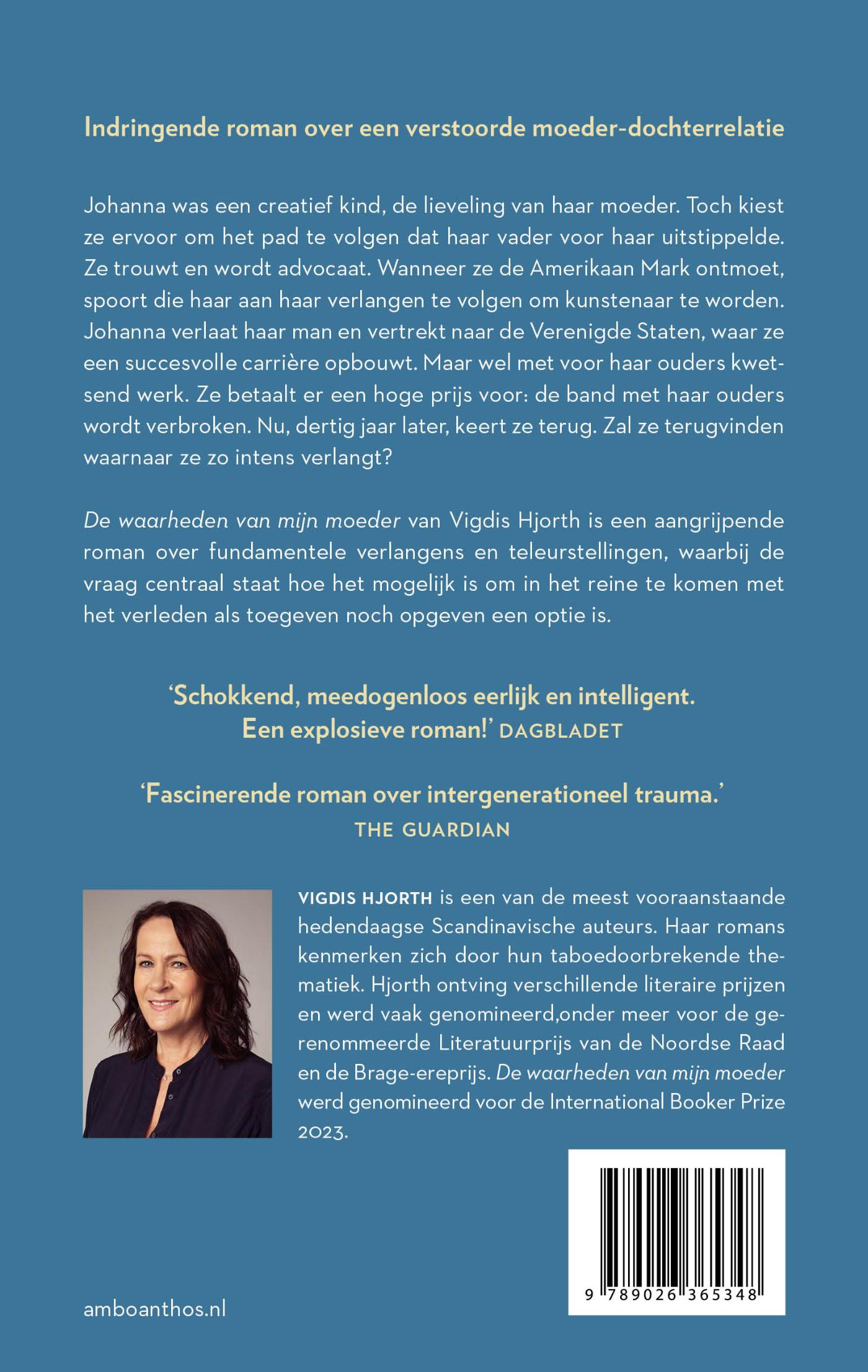 Achterkant van De waarheden van mijn moeder