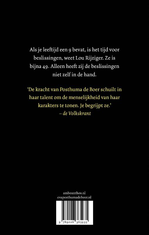 Achterkant van Omdat ik je zie