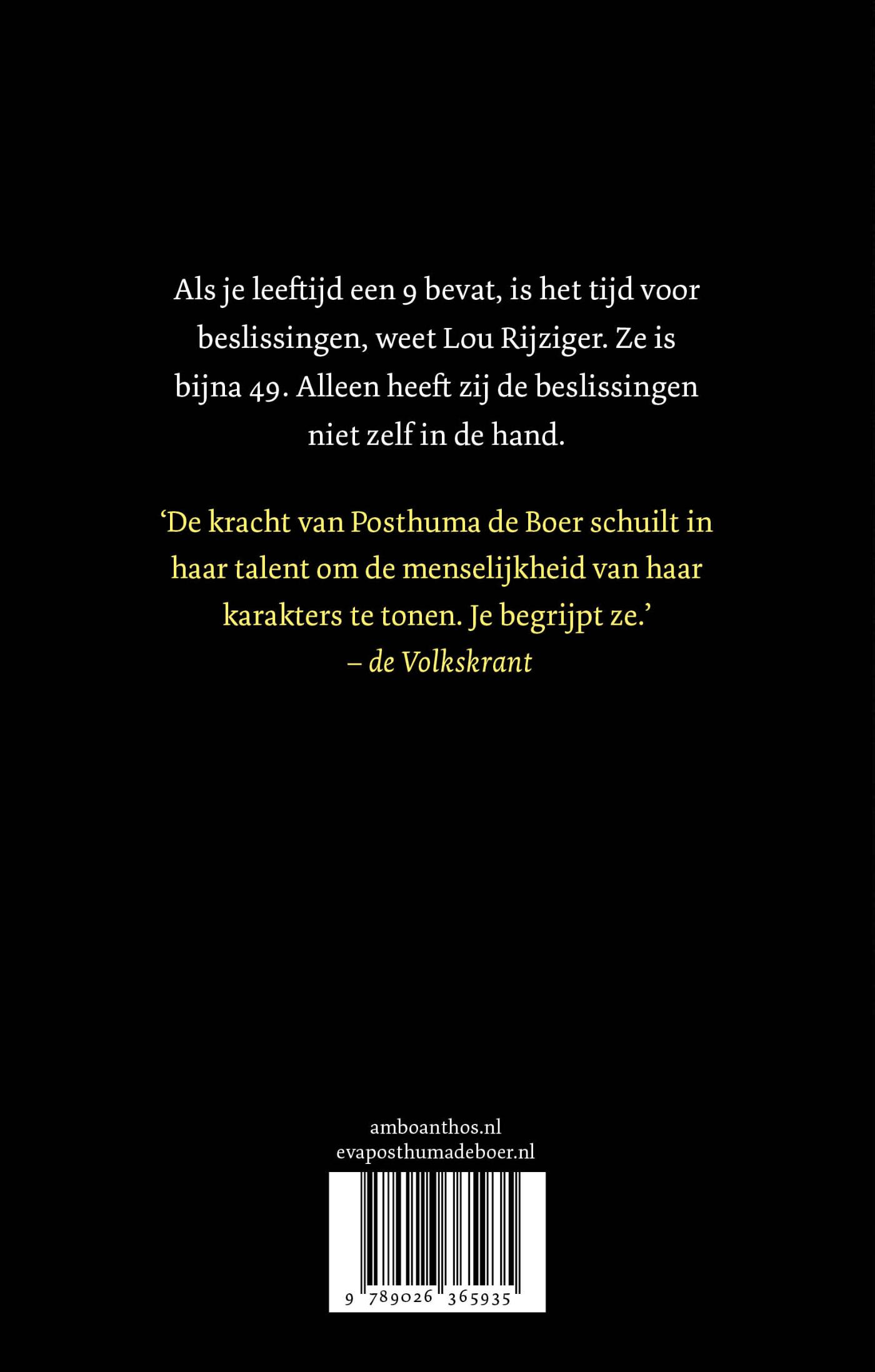 Achterkant van Omdat ik je zie