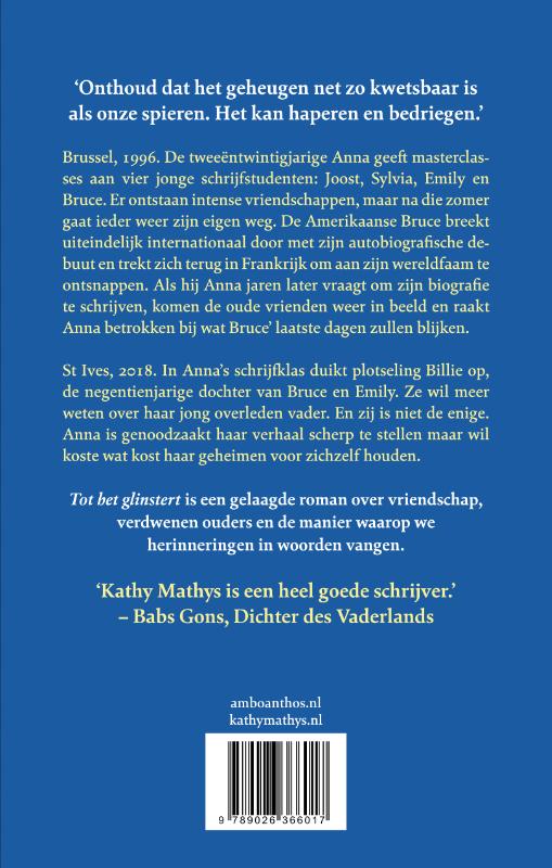Achterkant van Tot het glinstert