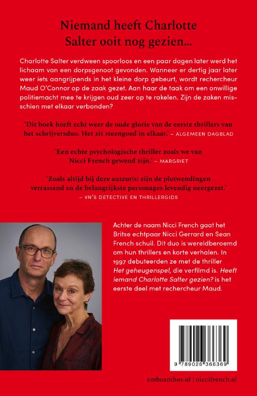 Achterkant van Heeft iemand Charlotte Salter gezien?