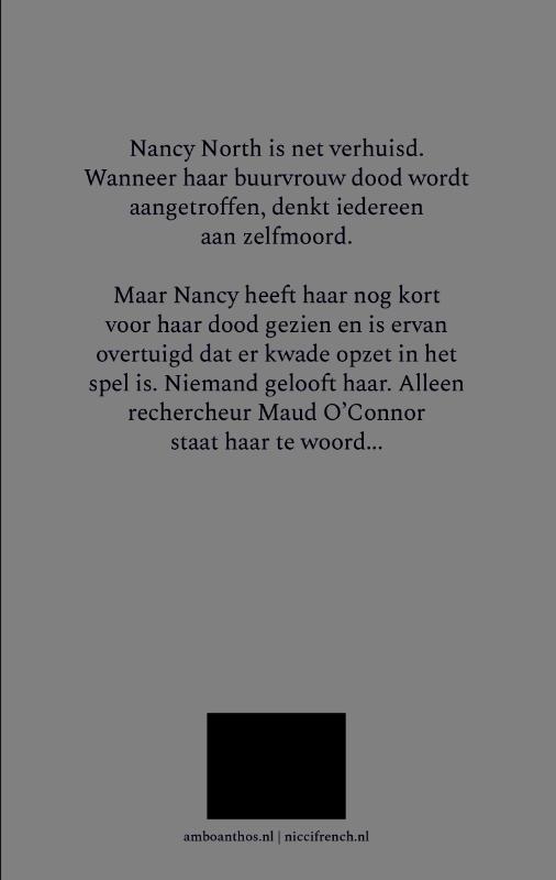 Achterkant van Stemmen in het duister