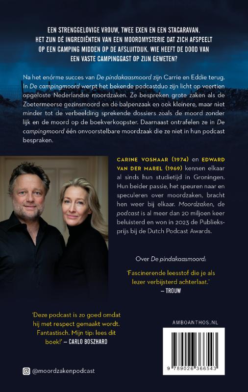 Achterkant van De campingmoord