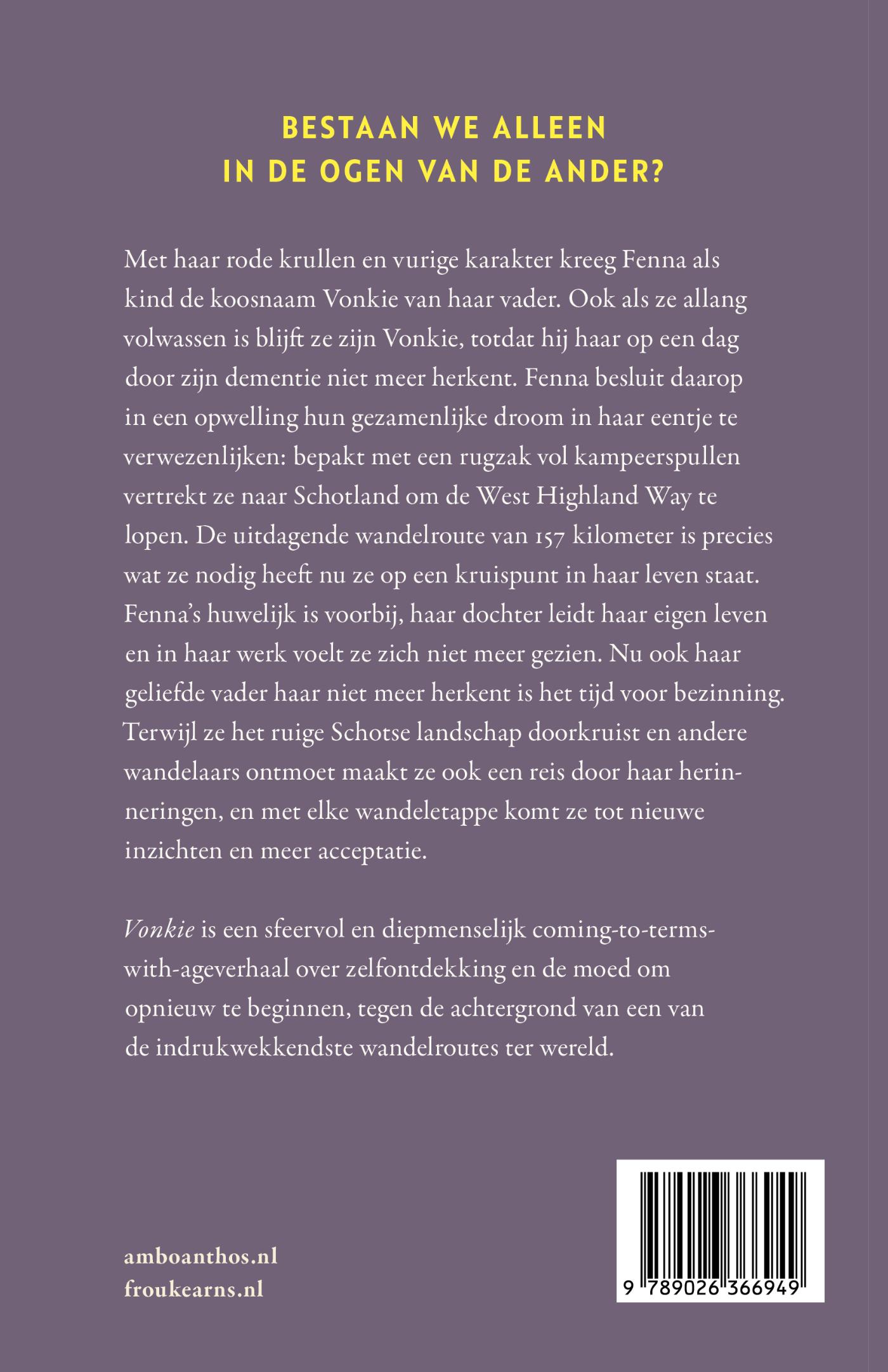 Achterkant van Vonkie