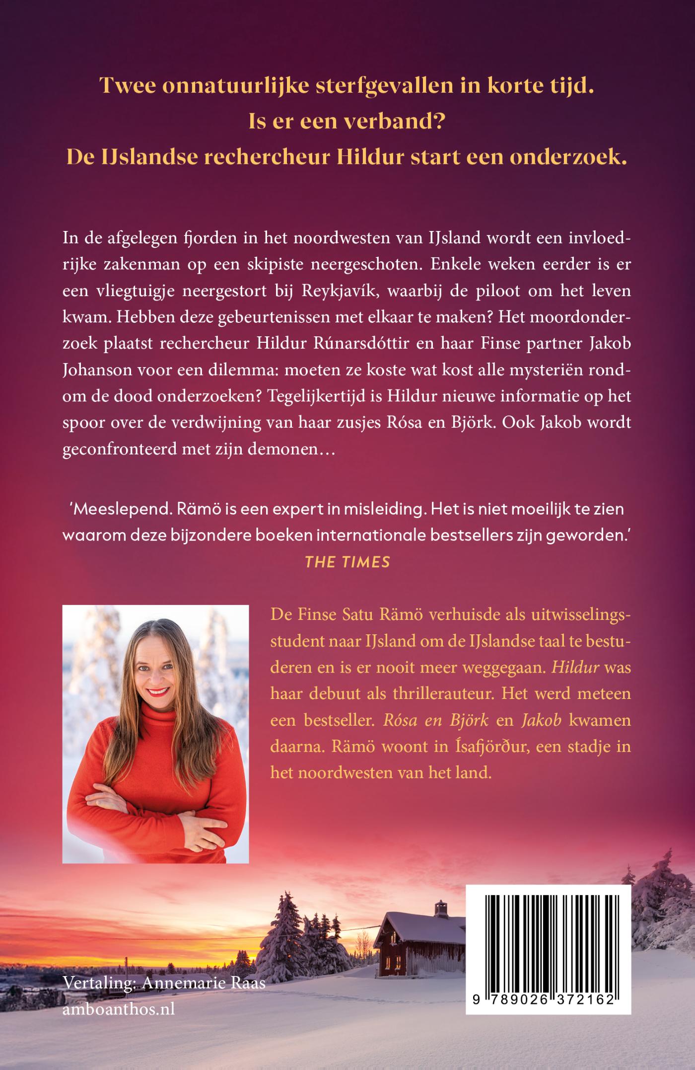 Achterkant van Rósa en Björk