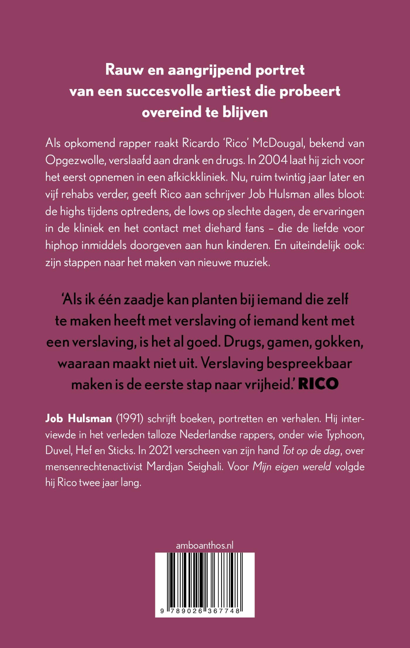 Achterkant van Mijn eigen wereld