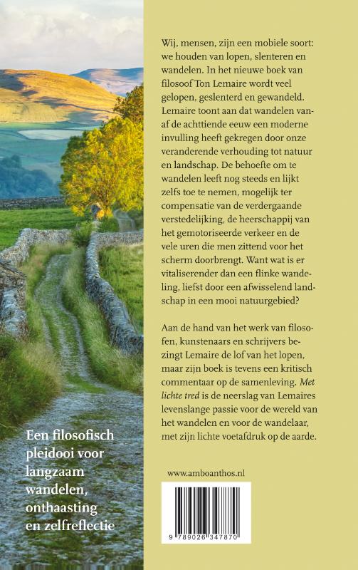 Achterkant van Met lichte tred