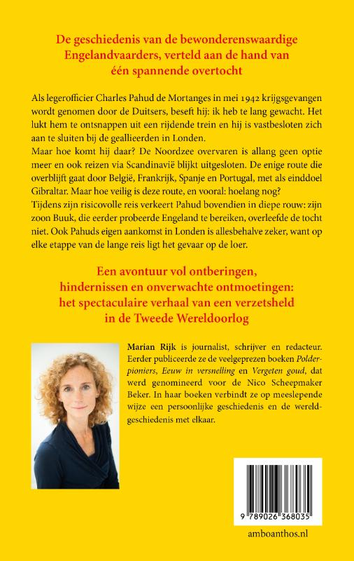 Achterkant van De lange weg naar Londen