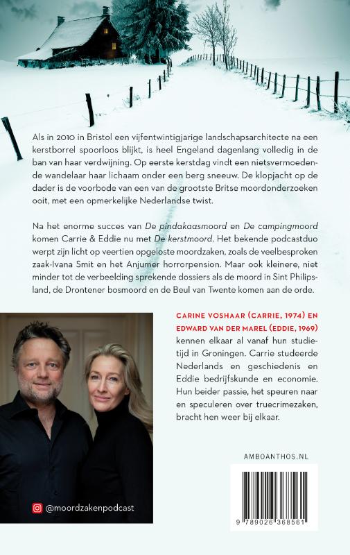 Achterkant van De kerstmoord