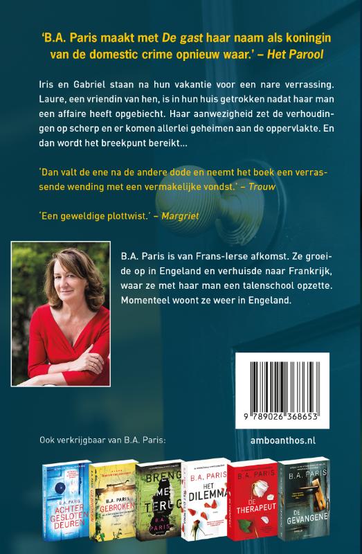 Achterkant van De gast