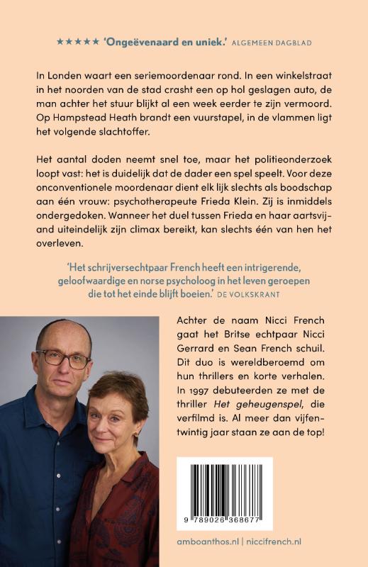 Achterkant van De dag van de doden