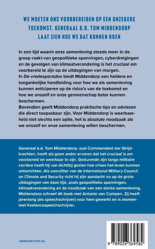 Achterkant van De vredesparadox